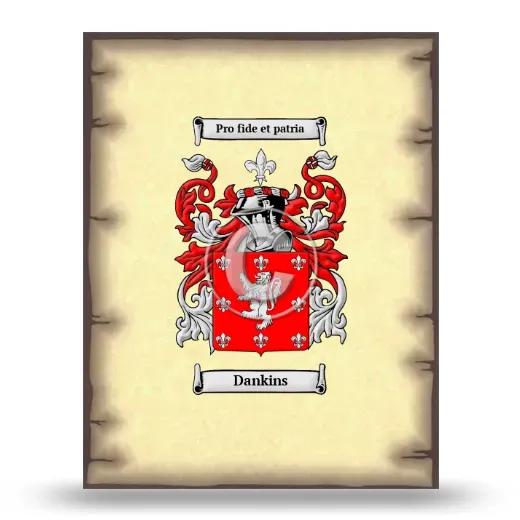 Dankins Coat of Arms Print