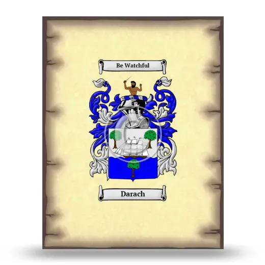 Darach Coat of Arms Print