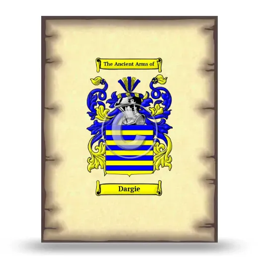 Dargie Coat of Arms Print