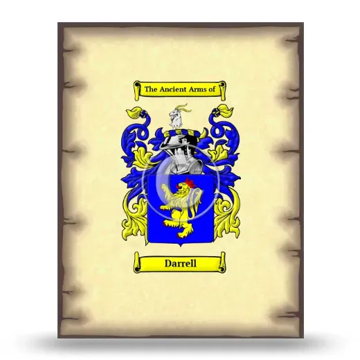 Darrell Coat of Arms Print
