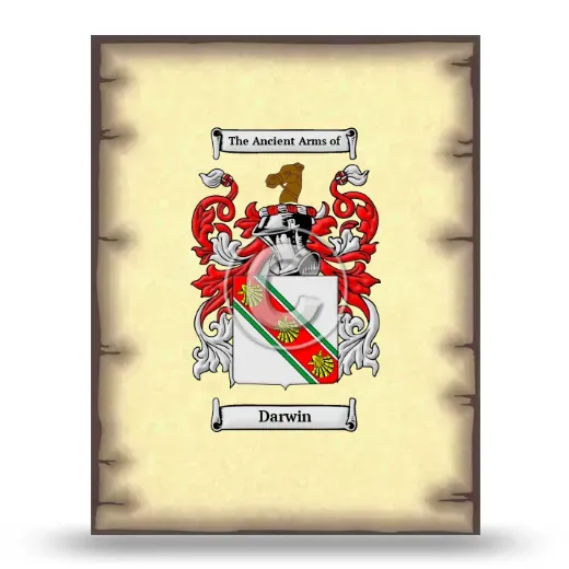 Darwin Coat of Arms Print