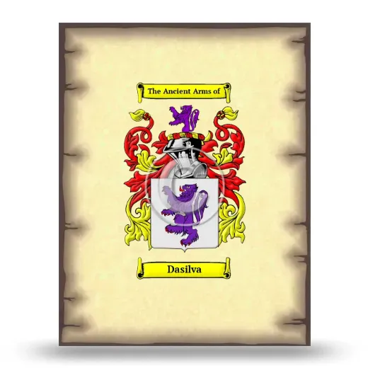 Dasilva Coat of Arms Print