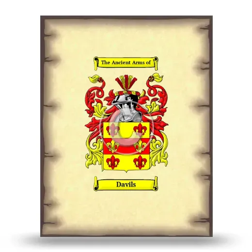 Davils Coat of Arms Print