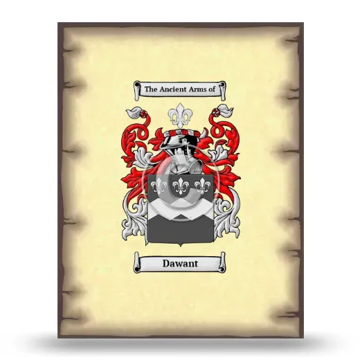 Dawant Coat of Arms Print