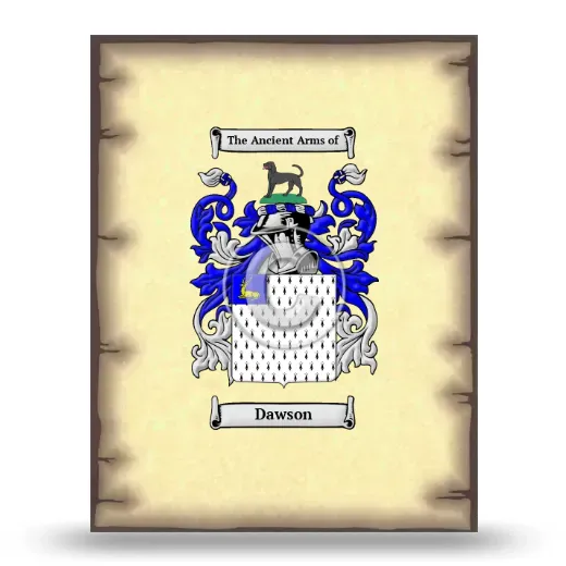 Dawson Coat of Arms Print