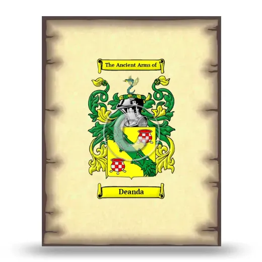 Deanda Coat of Arms Print