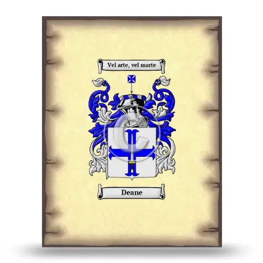 Deane Coat of Arms Print