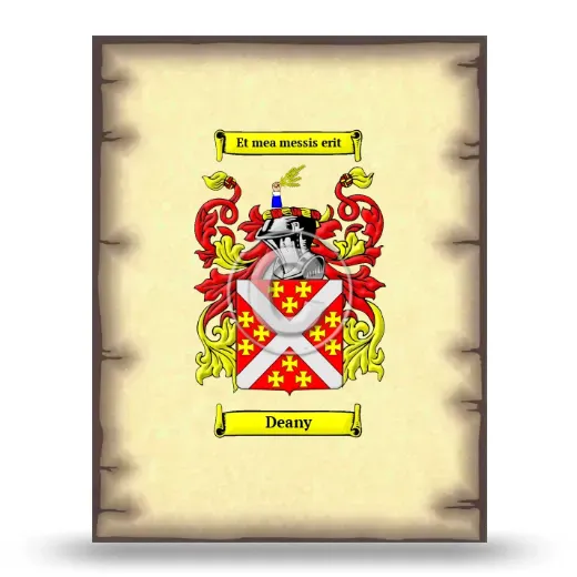 Deany Coat of Arms Print
