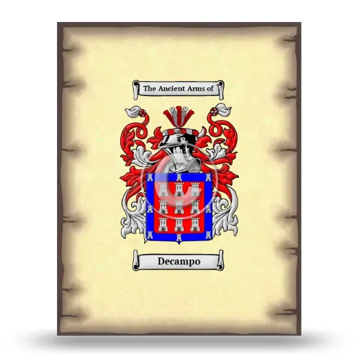 Decampo Coat of Arms Print