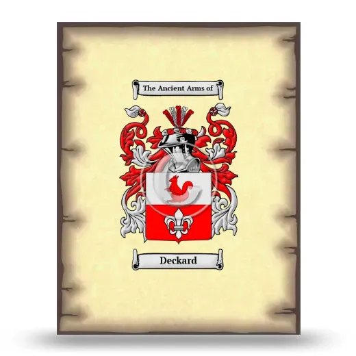 Deckard Coat of Arms Print