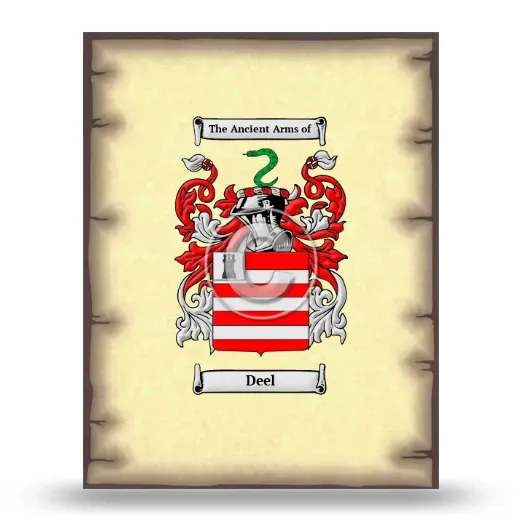 Deel Coat of Arms Print