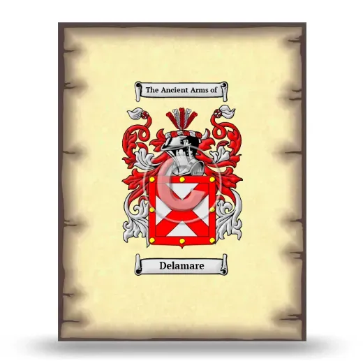 Delamare Coat of Arms Print