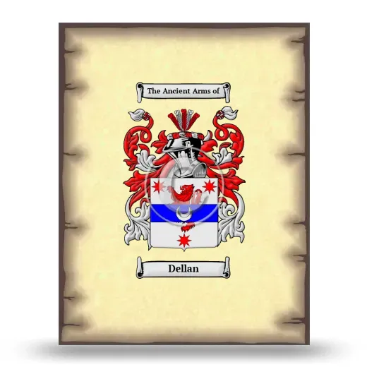Dellan Coat of Arms Print