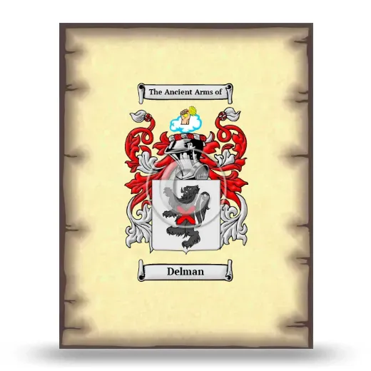 Delman Coat of Arms Print