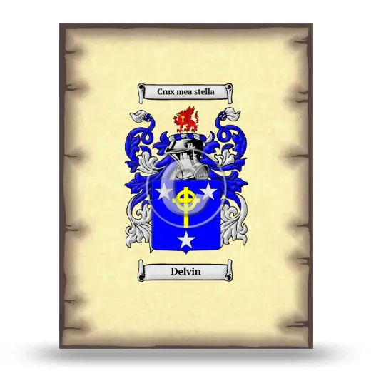 Delvin Coat of Arms Print