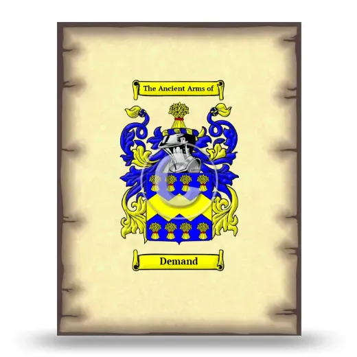 Demand Coat of Arms Print