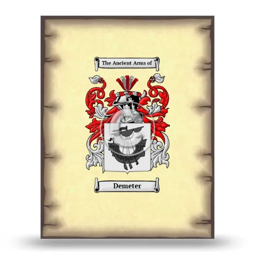Demeter Coat of Arms Print
