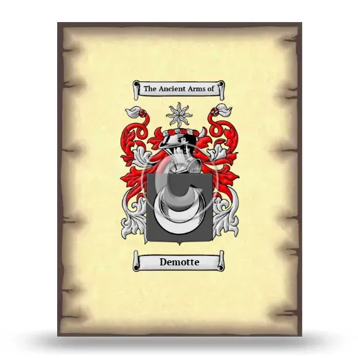 Demotte Coat of Arms Print
