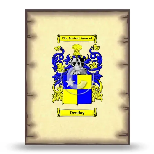 Denday Coat of Arms Print