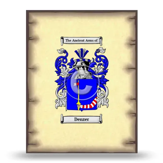 Denzer Coat of Arms Print