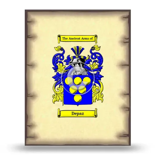 Depaz Coat of Arms Print