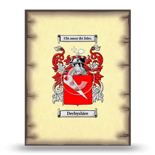 Derbyshire Coat of Arms Print