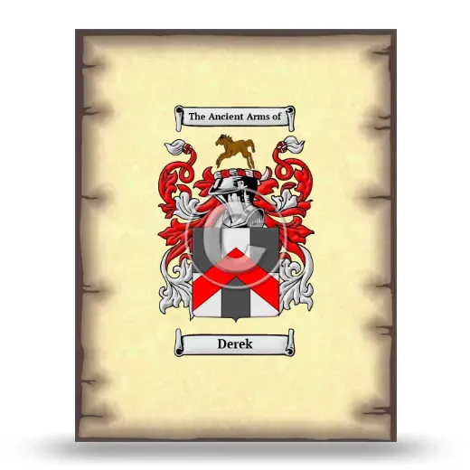 Derek Coat of Arms Print