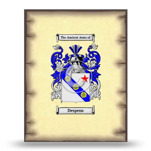 Despens Coat of Arms Print