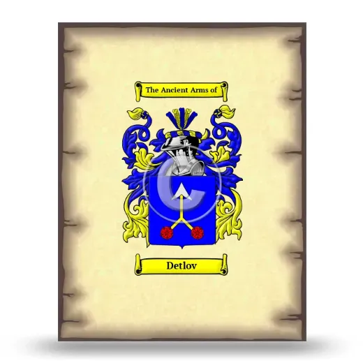 Detlov Coat of Arms Print