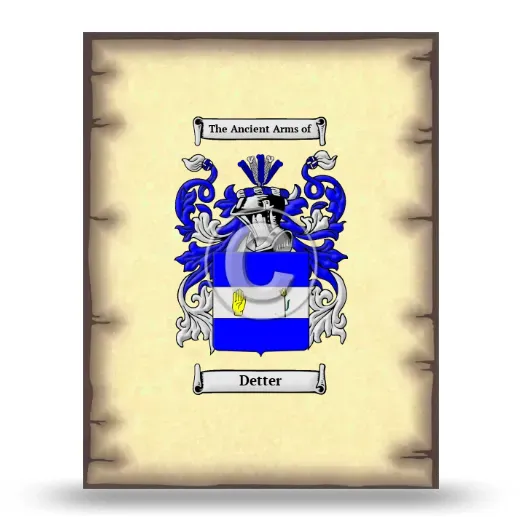 Detter Coat of Arms Print