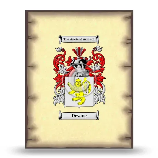 Devane Coat of Arms Print