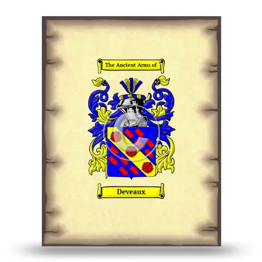 Deveaux Coat of Arms Print