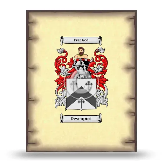 Devenport Coat of Arms Print
