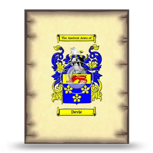 Devie Coat of Arms Print