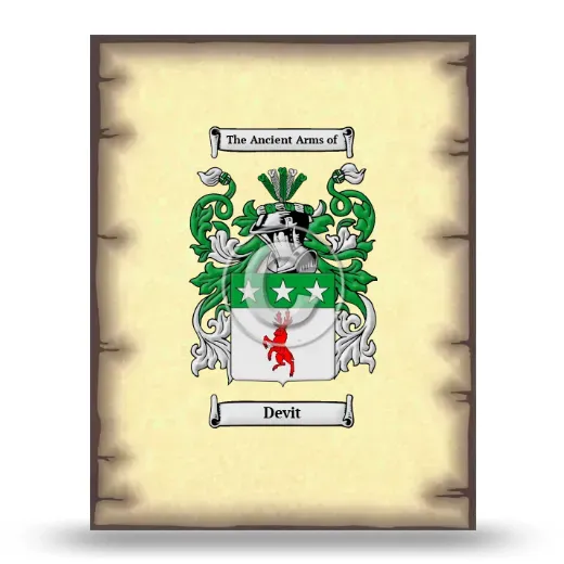 Devit Coat of Arms Print