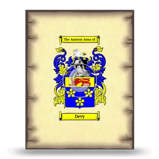 Devy Coat of Arms Print