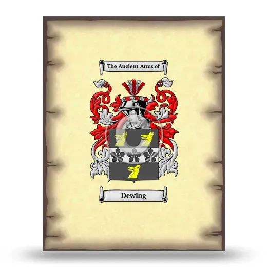 Dewing Coat of Arms Print