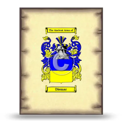 Diemar Coat of Arms Print