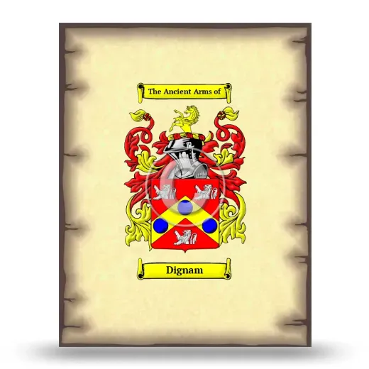 Dignam Coat of Arms Print