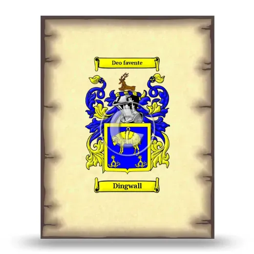 Dingwall Coat of Arms Print