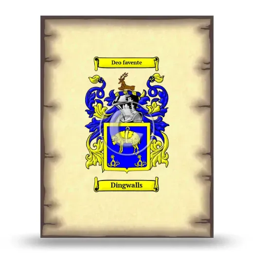 Dingwalls Coat of Arms Print
