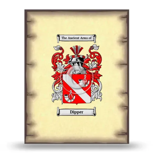 Dipper Coat of Arms Print