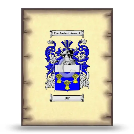 Dir Coat of Arms Print