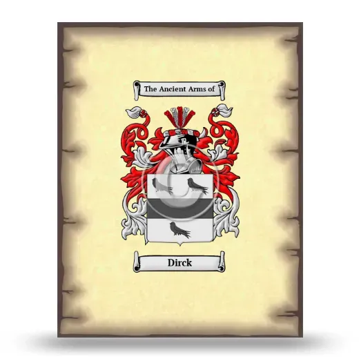 Dirck Coat of Arms Print