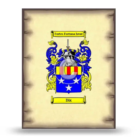 Dix Coat of Arms Print