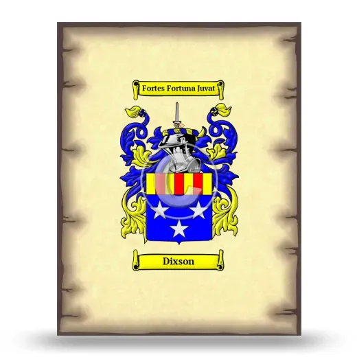 Dixson Coat of Arms Print