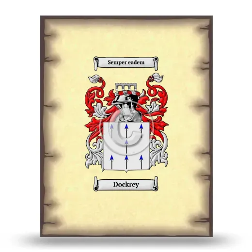 Dockrey Coat of Arms Print