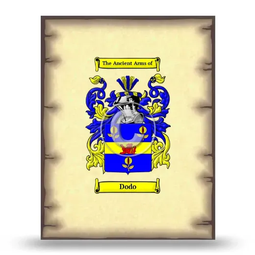 Dodo Coat of Arms Print