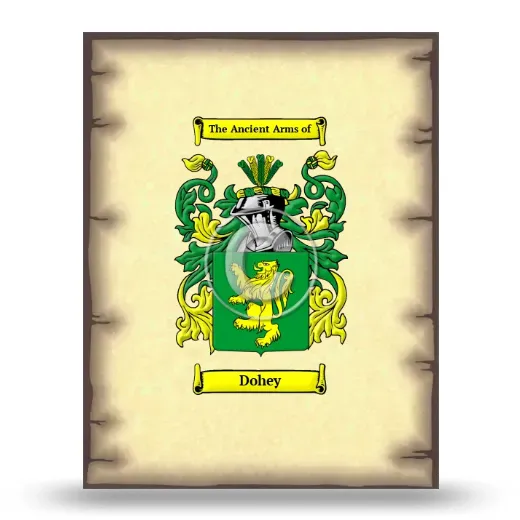 Dohey Coat of Arms Print