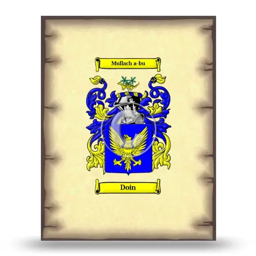 Doin Coat of Arms Print